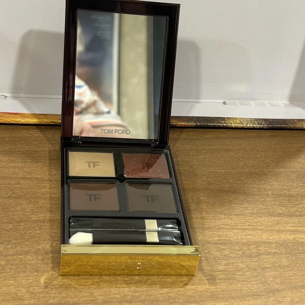 Tom Ford‎ Eye Color Quad Creme Ember Bronze 0.18 Oz 5.2g Satin Shimmer Makeup